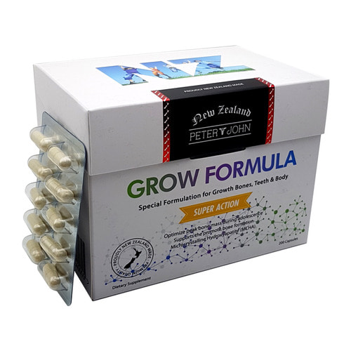 피터앤존 그로우포뮬러 Grow Formula MCHA GHR 200캡슐