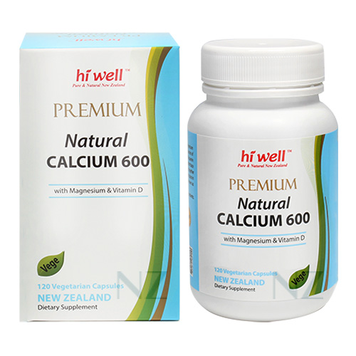 하이웰 프리미엄 내츄럴 칼슘600 120식물성캡슐 천연 해조칼슘 마그네슘 비타민D3 뉴질랜드직구