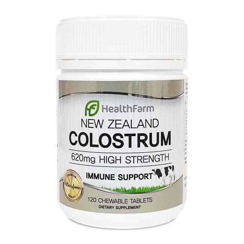 헬스팜 IgG 20% 초유 + 락토페린 120츄어블정 Colostrum Lactoferrin 뉴질랜드직구