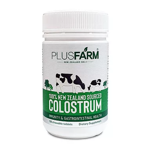 플러스팜 IgG 20% 초유 + 락토페린 150츄어블정 Colostrum Lactoferrin 뉴질랜드직구
