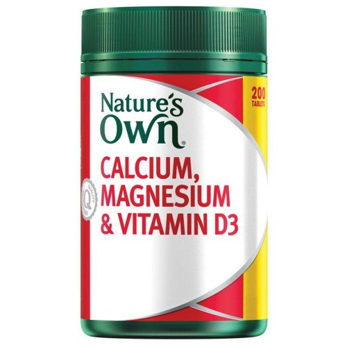 네이쳐스온 칼슘 마그네슘 200정 +비타민D3 복합제품 calcium magnesium vitD3 뉴질랜드 직구