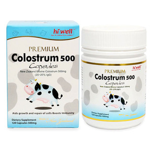 하이웰 초유 500mg 락토페린 20mg 120 초유캡슐 IgG 20~25%  PREMIUM Colostrum