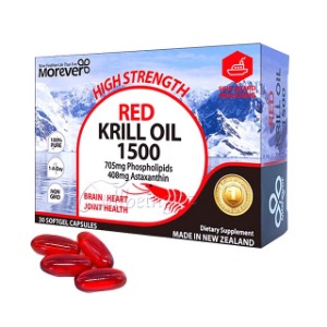 크릴오일 1500mg 30캡슐 모에버 뉴질랜드 남극크릴새우 구입처 기름 인지질 Krill Oil 직구