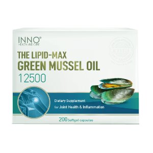 이노헬스 초록입홍합 추출오일 THE LIPID-MAX GREEN MUSSEL OIL  12500 200C 뉴질랜드 청홍합 초롱녹색잎그린머슬